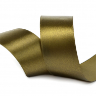 Лента атласная 38мм цв.3151 хаки IDEAL уп.27,4 м