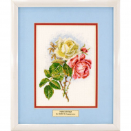 132908_Вышитая картина "Садовая роза"