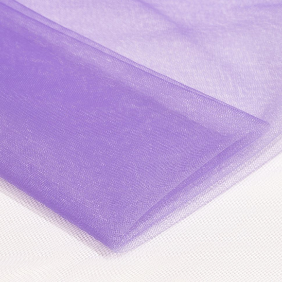Еврофатин мягкий матовый Hayal Tulle арт.HT.S шир.300см, 100% полиэстер цв.21 уп.5м - сиреневый