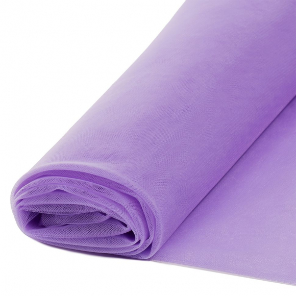 Еврофатин мягкий матовый Hayal Tulle арт.HT.S шир.300см, 100% полиэстер цв.21 уп.5м - сиреневый