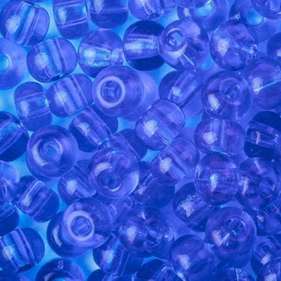Бисер Preciosa №10, 5 г., цвет №30050 темно-голубой прозрачный