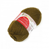 Пряжа для вязания ПЕХ Деревенская (100% полугрубая шерсть) 10х100г/250м цв.032 табак
