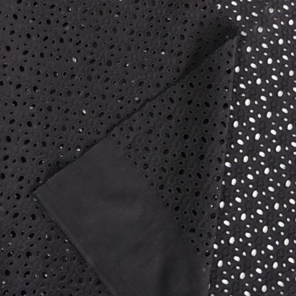 Ткань шитье 135 г/м? 100% хлопок шир.145 см арт.Р.19851.03 цв.03 черный уп.15м