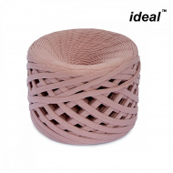 Пряжа Ideal трикотажная 100м, 350-380 г, ширина 7-9мм цв. пыльная роза