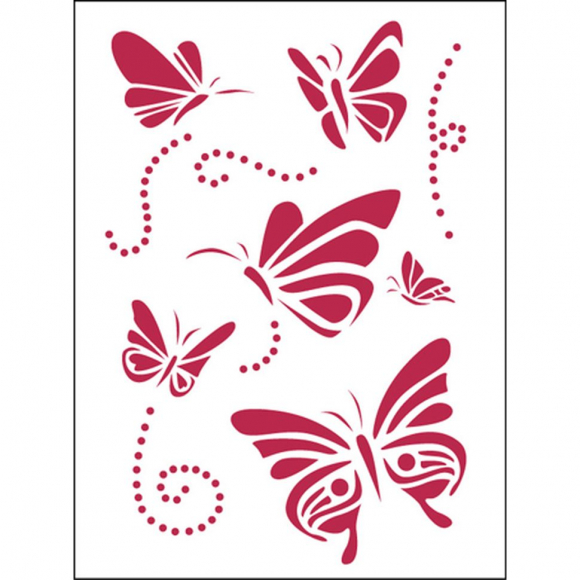 80851_Трафарет "Бабочки"