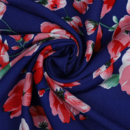 Ткань Штапель TBY Vi-3285-c2 плот 110г/м2 100% вискоза шир. 145 см цв.с2 синий рул.25м Ткань Штапель TBY Vi-3285-c2 плот 110г/м2 100% вискоза шир. 145 см цв.с2 синий рул.25м