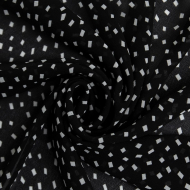 Ткань Креп-шифон 85 г/м? 100% полиэстер шир.145 см арт.Р.37594.01 цв.01 черный рул.30м Ткань Креп-шифон 85 г/м? 100% полиэстер шир.145 см арт.Р.37594.01 цв.01 черный рул.30м