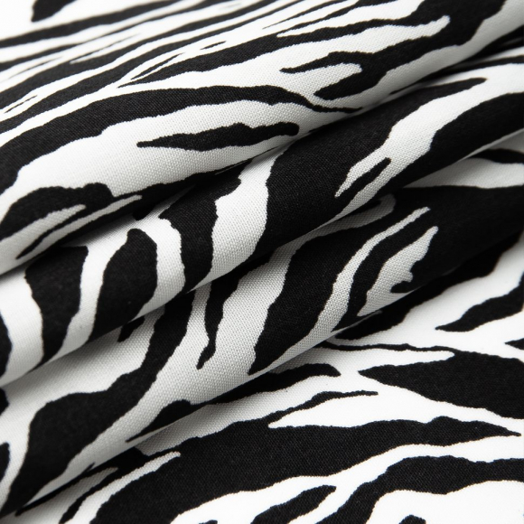 Ткань Штапель 105 г/м? 100% вискоза шир.145 см арт.Р.65383.01 черный рул.30м