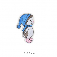 Термоаппликации арт.TBY-2122 Мышонок 6х3,5см 10 шт