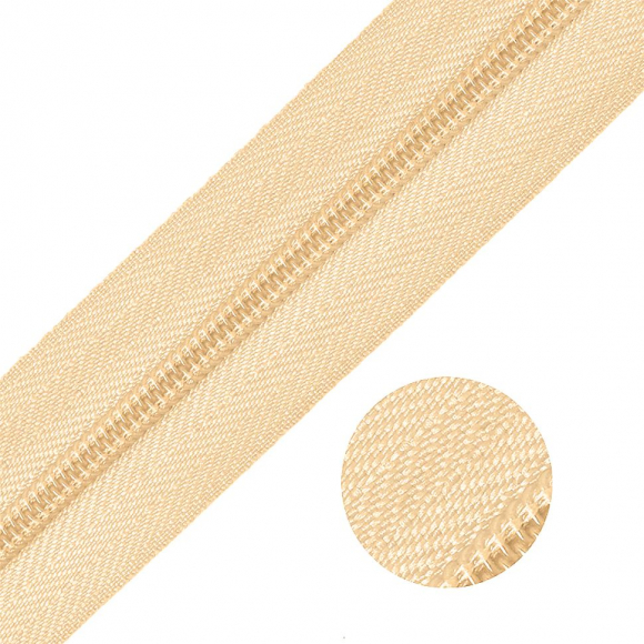 Молния MaxZipper рулонная СП#3 цв.F291 бежевый уп.200м