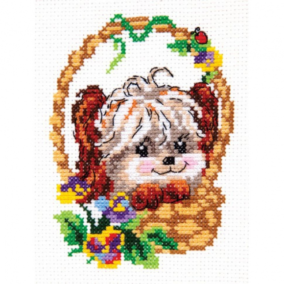 Набор для вышивания ЧУДЕСНАЯ ИГЛА арт.18-42 Просто прелесть 9х12 см