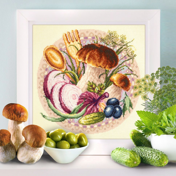 Набор для вышивания ЧУДЕСНАЯ ИГЛА арт.54-03 На засолку 27х27 см