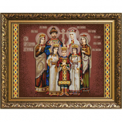 Рисунок на ткани (Бисер) КОНЁК арт. 9260 Царская семья 29х39 см