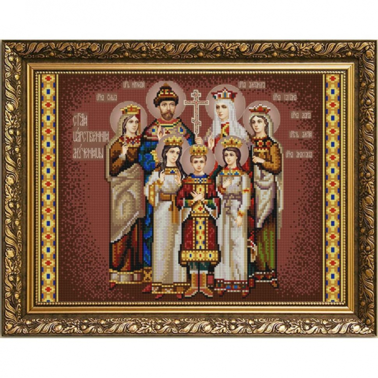 Рисунок на ткани (Бисер) КОНЁК арт. 9260 Царская семья 29х39 см