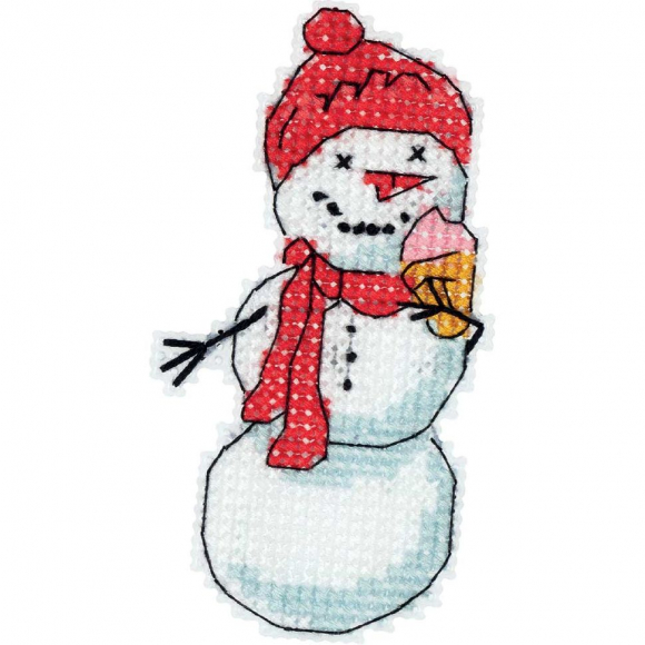 Набор для вышивания PANNA арт. IG-7180 Скоро Новый год 10х9 см