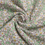 Ткань Штапель 90 г кв.м 100% вискоза шир.145 см арт.Р.26996.03 цв.03 ментоловый уп.45м Ткань Штапель 90 г кв.м 100% вискоза шир.145 см арт.Р.26996.03 цв.03 ментоловый уп.45м