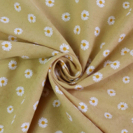 Ткань Хлопок 93 г/м? 100% хлопок шир.145 см арт.Р.20018.06 цв.06 горчичный уп.25м