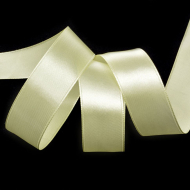 Лента атласная 25мм цв.3011 св.желтый IDEAL уп.27,4 м