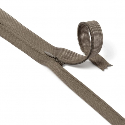 Молния MaxZipper пласт. потайная №3 20см н/р цв.F301 кофе уп.50шт