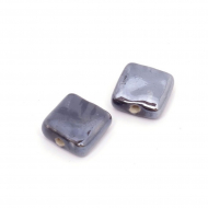 Бусины керамические TESОRO арт.TS-344 цв.001 черный 19х18х8 мм, in 3 мм