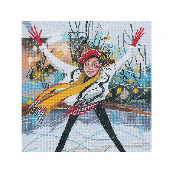 Набор для вышивания РТО арт.CU074 Восторг 40х40 см