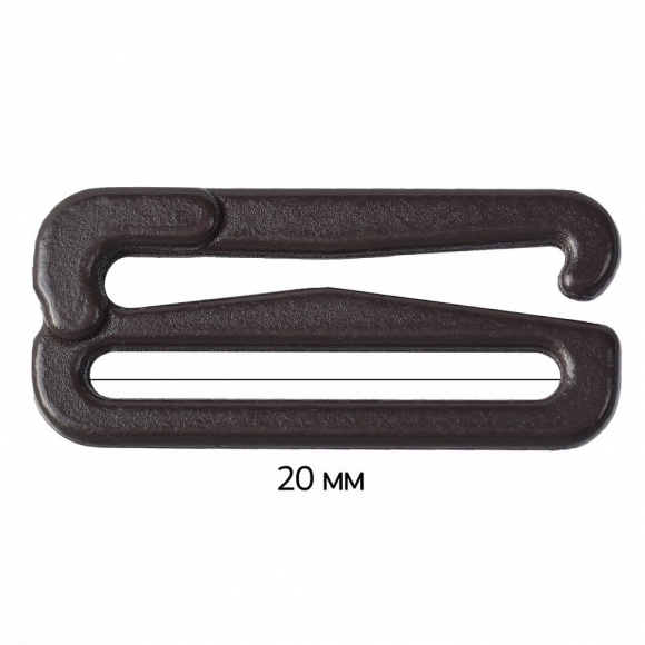 Крючок для бюстгальтера металл ARTA.F.2989 19,7мм, цв.111 шоколадно-коричневый, уп.50шт Крючок для бюстгальтера металл ARTA.F.2989 19,7мм, цв.111 шоколадно-коричневый, уп.50шт