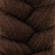 Шерсть для валяния КАМТ Лента для валяния (шерсть п/т 100%) 1х50г/2,1м цв.063 шоколад