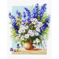 Рисунок на канве МАТРЕНИН ПОСАД арт.37х49 - 1142 Голубой фонтан