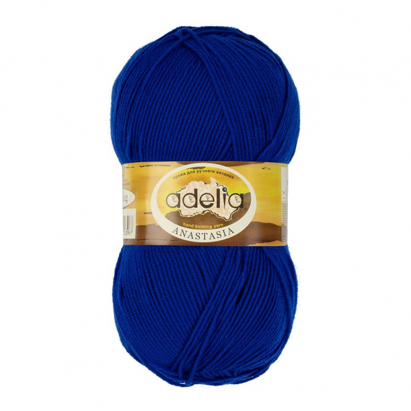 Пряжа ADELIA ANASTASIA (100% акрил) 5х100г/330м цв.11 яр.синий