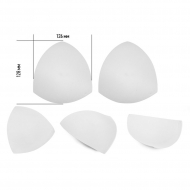 Чашечки корсетные TBY-07.01 с равномер. наполнением р.12 цв. белый уп.10 пар