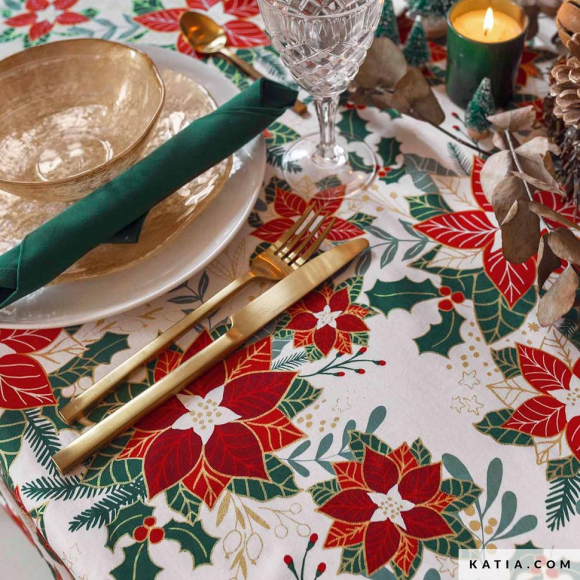 186035_Ткань Xmas Poplin, 100% хлопок, 150 см, 120 г/м?