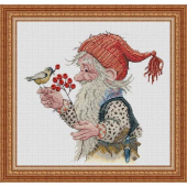 Набор для вышивания NEOCRAFT арт.МН-41 Зимнее лакомство 21х23 см