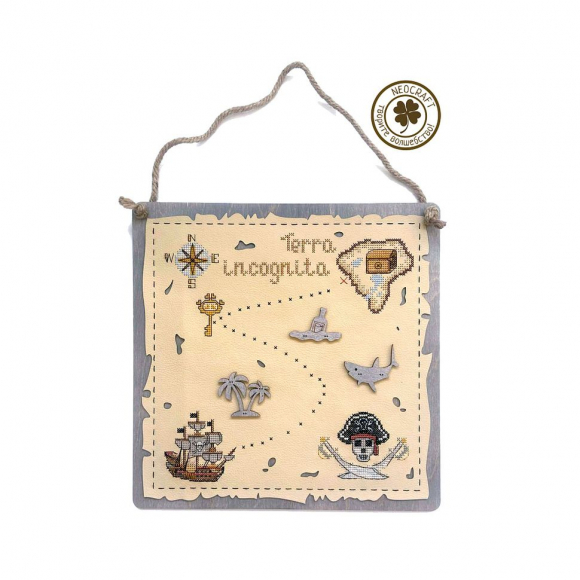 Набор для вышивания NEOCRAFT арт.НК-02 Terra incognita, панно 29х29 см Набор для вышивания NEOCRAFT арт.НК-02 Terra incognita, панно 29х29 см