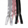 Молния MaxZipper мет. №5 никель атласная тесьма, 50 см уп.3цв х 4шт