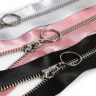 Молния MaxZipper мет. №5 никель атласная тесьма, 50 см уп.3цв х 4шт