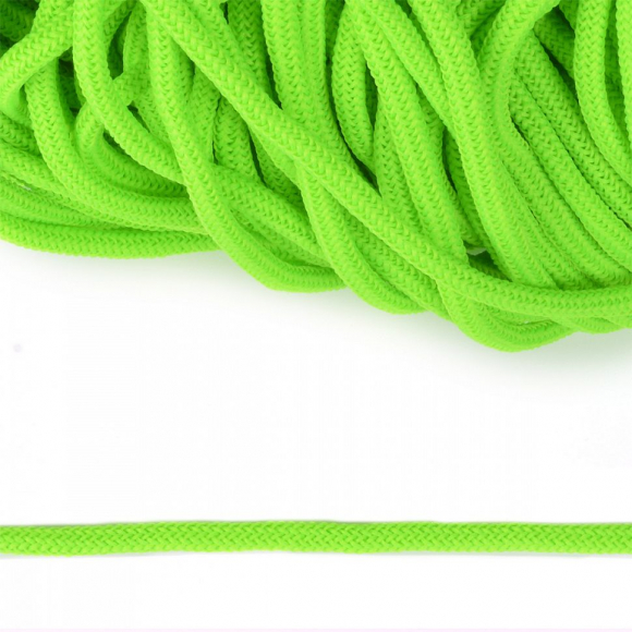 Шнур круглый полиэфир 04мм арт. 1с-36 цв.116 люминисцентно салатовый уп.200м
