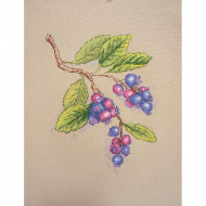 Набор для вышивания МАРЬЯ ИСКУСНИЦА арт.04.009.16 Ягоды ирги 18х25 см