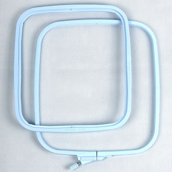 Пяльцы-рамка NURGE арт.NUR.170-13/2 пластиковые 220х195 цв.синий