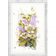 Набор для вышивания ЧУДЕСНАЯ ИГЛА арт.100-104 Морозник 14х23 см