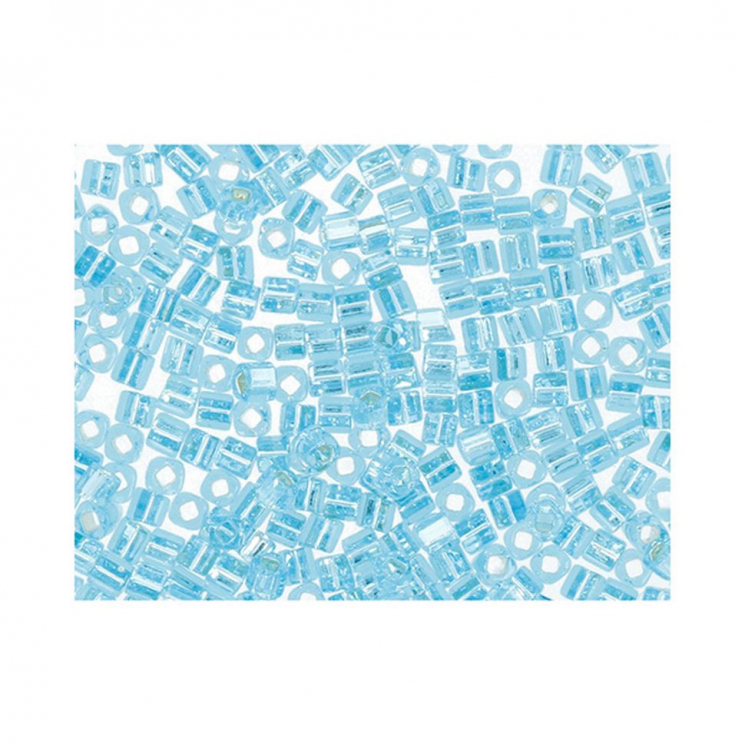 Бисер Япония "TOHO" CUBE №2  1.5 мм 5 х 5 г №0023 св.голубой