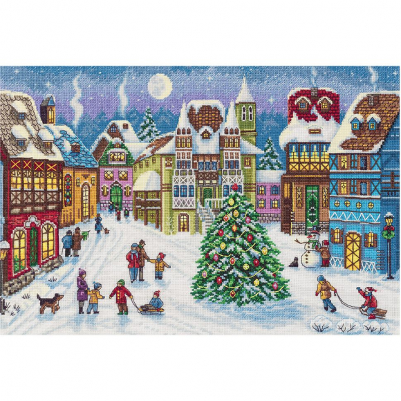 Набор для вышивания PANNA арт. GM-7095 Волшебный городок 38х26 см