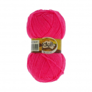 Пряжа ADELIA MARIA (100% акрил) 10х50г/227м цв.07 неон.розовый