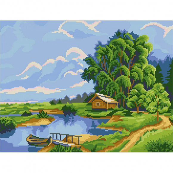 Набор для вышивания мулине НИТЕКС арт.2454 45х33 см