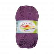 Пряжа ALPINA ANABEL (100% мерсеризованный хлопок) 10х50г/120м цв.595 фиолетовый