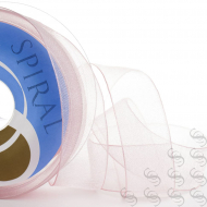 19236_Лента органза SAFISA, 7 мм, 25 м, цвет 05, розовый