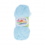 Пряжа ALPINA SATI (100% мерсеризованный хлопок) 10х50г/170м цв.125 св.голубой