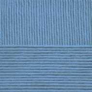 Пряжа для вязания ПЕХ Нежная (50% хлопок, 50% акрил) 5х50г/150м цв.256 св.джинса