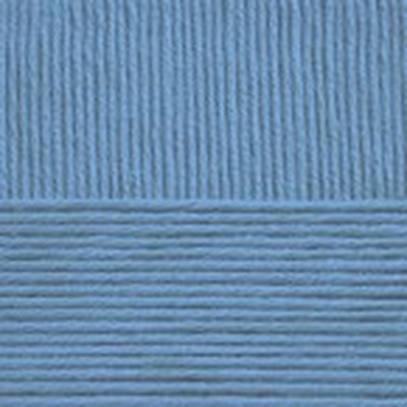 Пряжа для вязания ПЕХ Нежная (50% хлопок, 50% акрил) 5х50г/150м цв.256 св.джинса Пряжа для вязания ПЕХ Нежная (50% хлопок, 50% акрил) 5х50г/150м цв.256 св.джинса