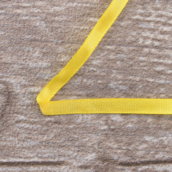 32206_Лента для вышивания SAFISA на блистере, 4 мм, 5 м, цвет 22, желтый