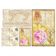 27399_Бумага рисовая "Знакомства"